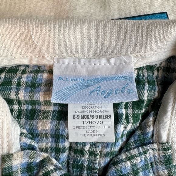 Vintage Baby Romper with Golfing Bear Embroidery - Picture 3 of 4